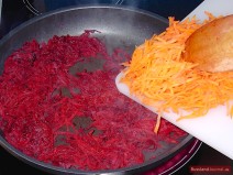 Add carrots. Sauté in the covered pan for another 10 minutes.