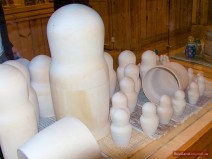 Unpainted Matryoshka Dolls