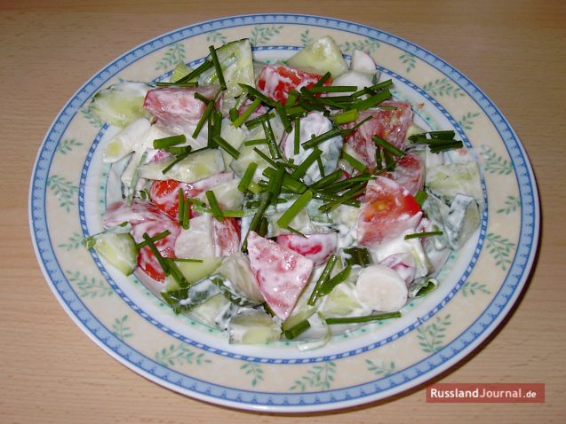 Tomaten-Gurken-Salat