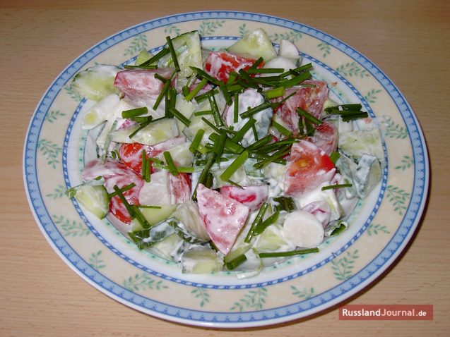 Tomaten-Gurken-Salat