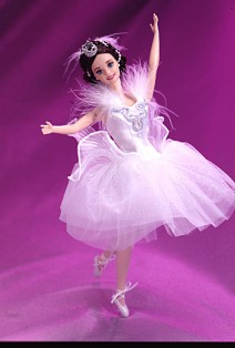 Barbie als Schwanenkönigin aus dem Schwanensee,