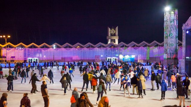 Sokolniki Eisbahn in Moskau