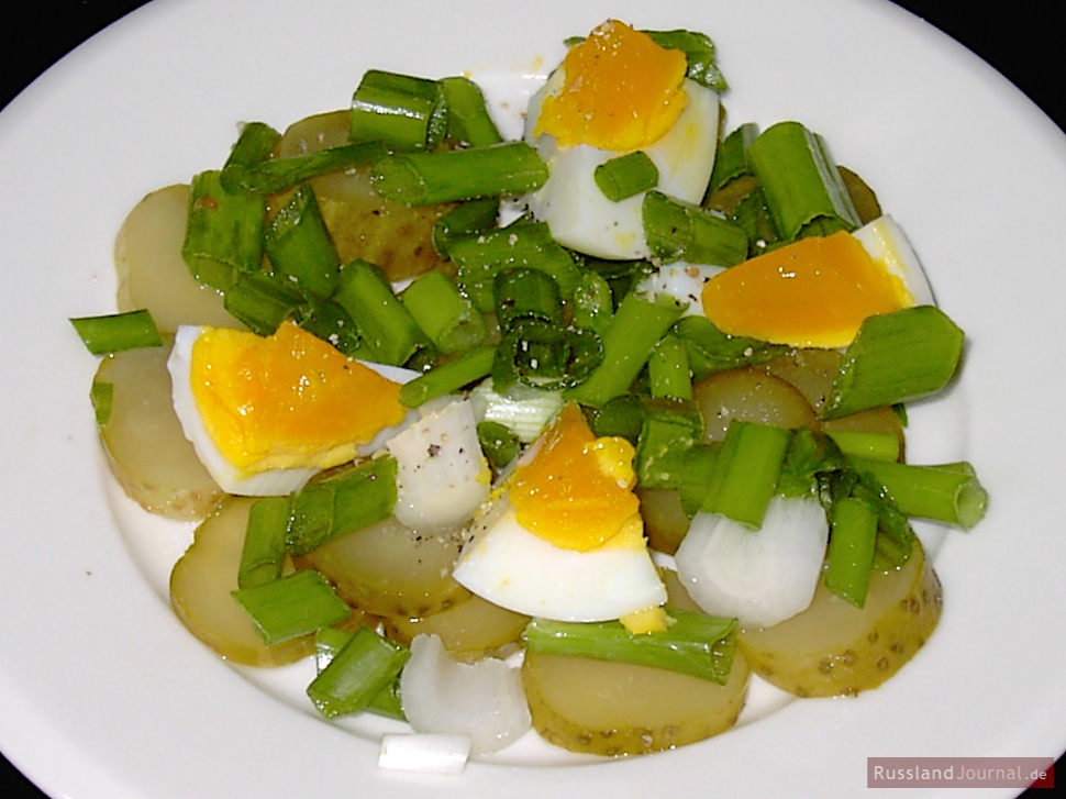 Salat mit Ei