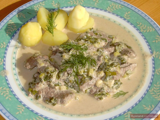 Stroganoff nach Moskauer Art