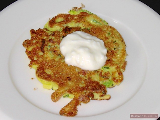 Zucchini Pfannkuchen