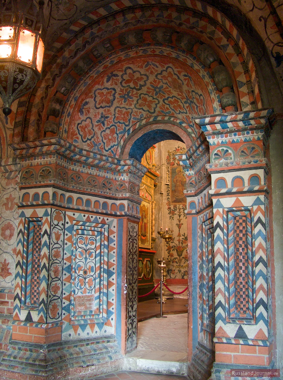 Blick ins Innere der Basilius Kathedrale