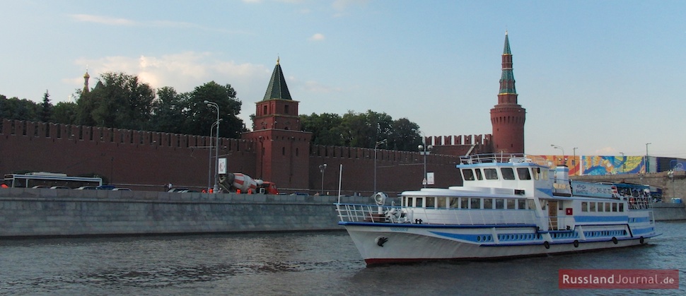 Bootsfahrt in Moskau