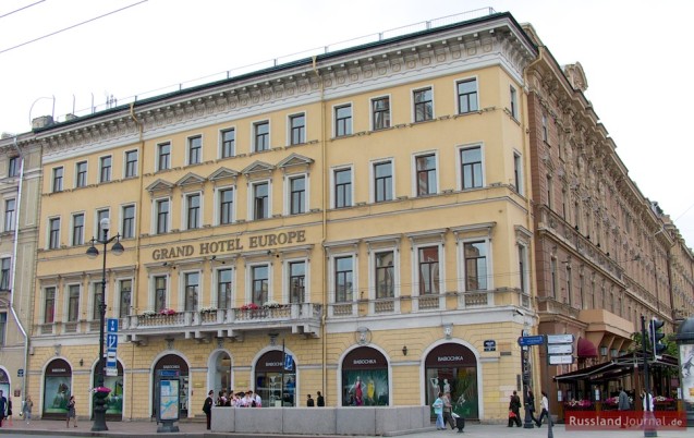 Grand Hotel Europe in St. Petersburg