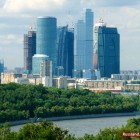 Hochhäuser im Moskauer Internationalen Businesszentrum Moscow-City