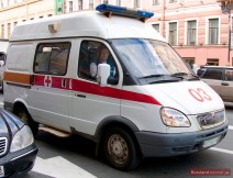 Krankenwagen in Russland im Einsatz