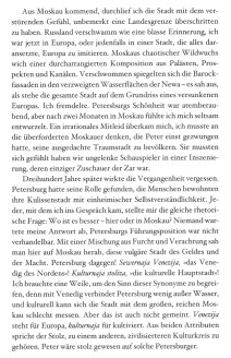Auszug aus dem Buch "Mein russisches Abenteuer" von Jens Mühling Unterschied zwischen Moskau und St. Petersburg, Auszug aus dem Buch "Mein russisches Abenteuer" von Jens Mühling