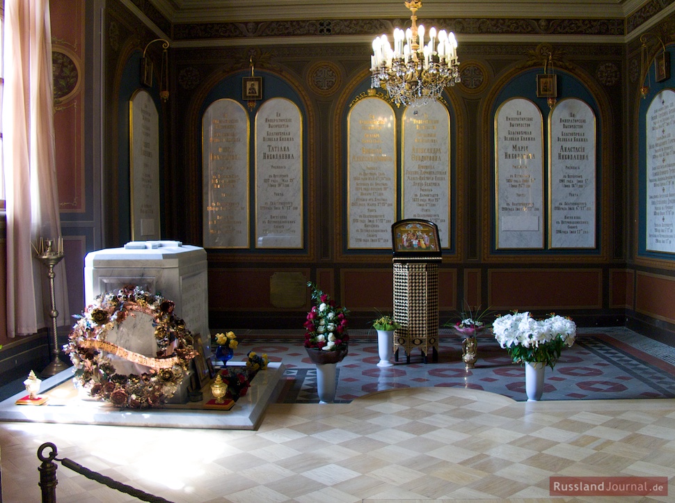 Grabkapelle des letzten Zaren Russlands Nikolaus II. und seiner Familie