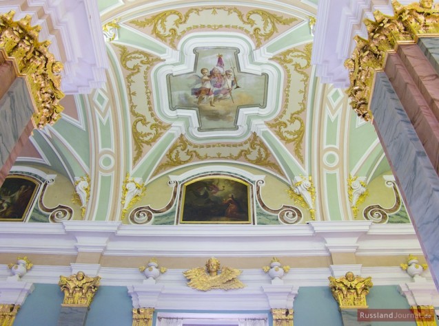 Deckenmalerei in der Peter-Paul-Kathedrale