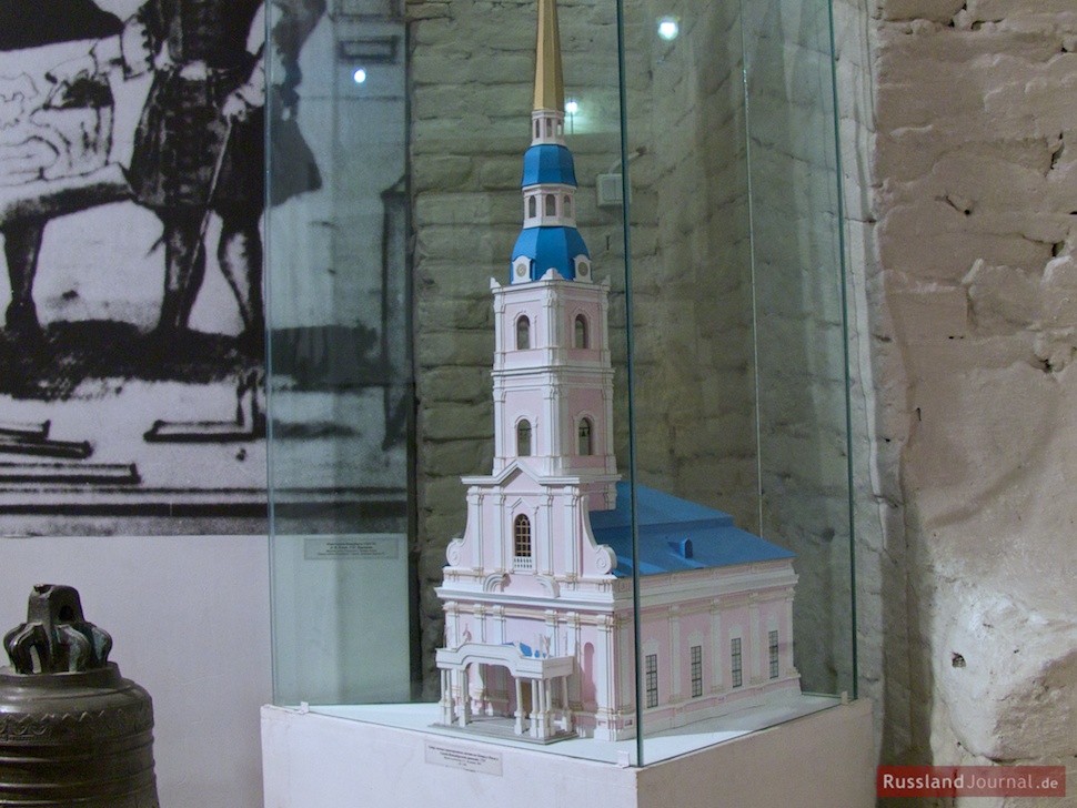 Modell der Peter-Paul-Kathedrale