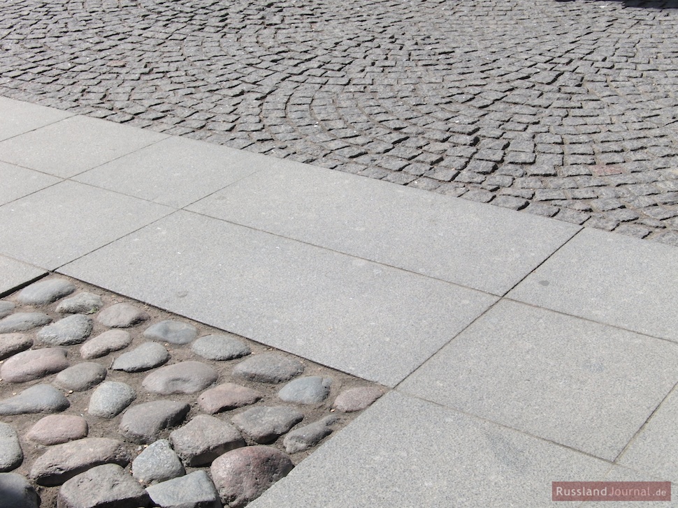 Gepflasterte Straßen der Peter-Paul-Festung