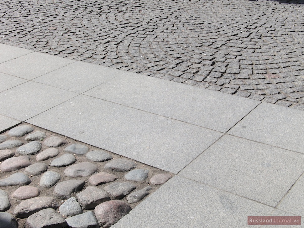 Gepflasterte Straßen der Peter-Paul-Festung