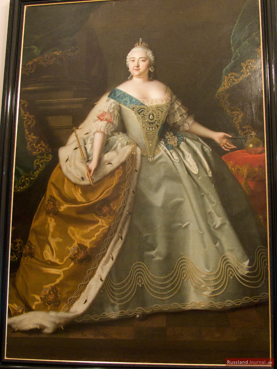 Portrait der Zarin Elisabeth Petrowna