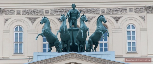 Quadriga auf dem Bolschoi Theater