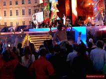 Party-Stimmung auf dem Schlossplatz