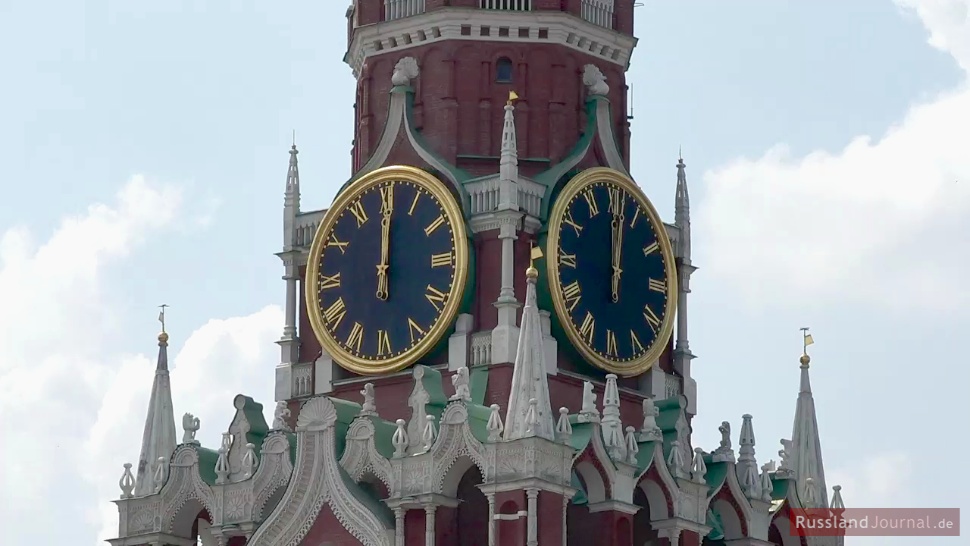 Uhr des Spasski Turm