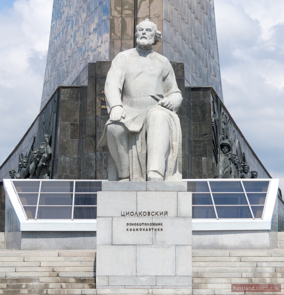 Denkmal für Wissenschaftler Konstantin Ziolkowski