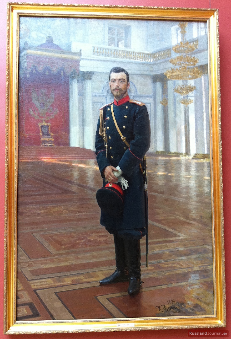 Portait des Zaren Nikolaus II., Ilja Repin