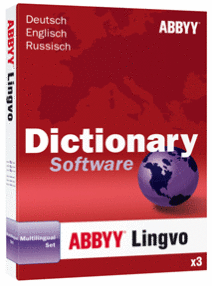 ABBYY Lingvo x3 Wörterbuch-Software Deutsch - Russisch - Englisch