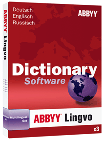 ABBYY Lingvo Wörterbuch-Software x3 Deutsch - Russisch - Englisch