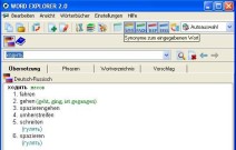 Synonyme im E-Wörterbuch Russisch/Deutsch Word Explorer 2.0
