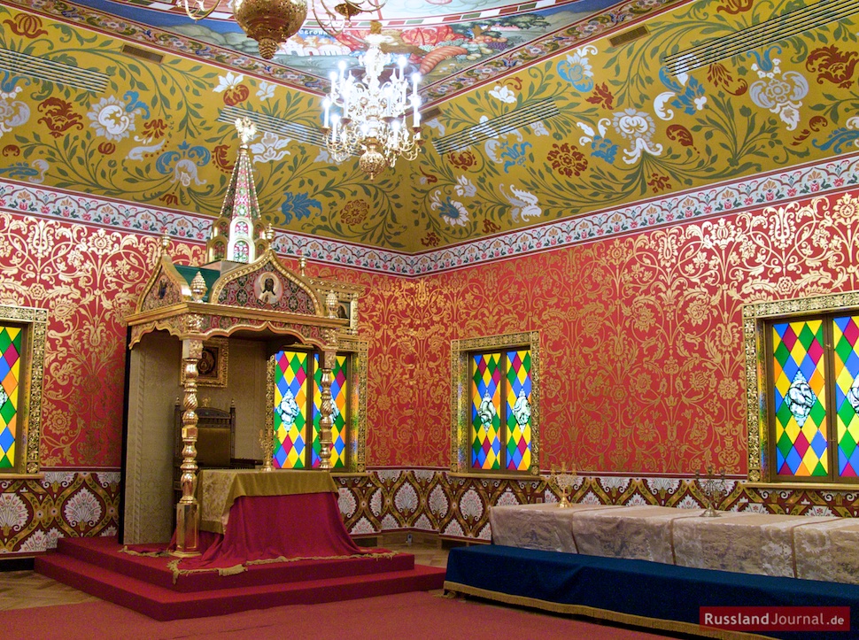 Empfangsaal im Zarenpalast in Kolomenskoje