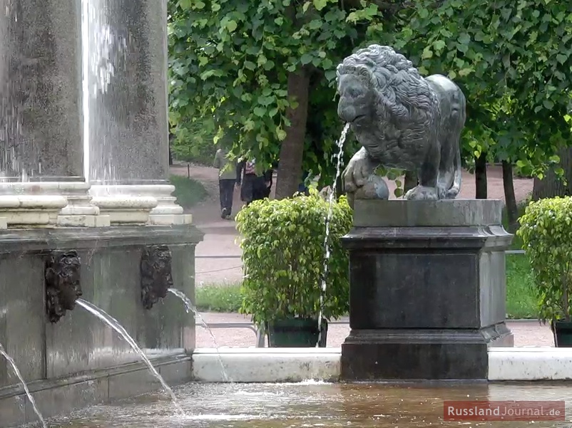 Wasserspeiender Löwe