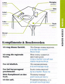 Aus dem Unterkapitel 'Essen gehen' aus dem Lonely Planet Russisch Reise-Sprachführer