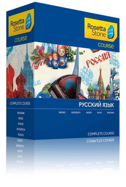 Blaue Box Rosetta Stone Russisch Sprachkurs auf CD-ROM