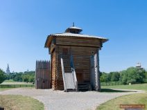 Turm der Palisadenfestung von Bratsk in Kolomenskoje