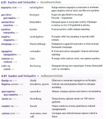 Grund- und Aufbauwortschatz zum Thema "Kaufen und Verkaufen" aus Lextra Grund- und Aufbauwortschatz Russisch