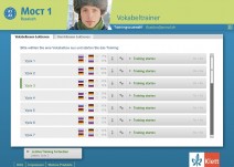 Vokabelboxen Lektionen auf der CD-ROM zum MOCT 1 Vokabeltrainer Russisch