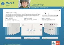 Lernen mit Karteikarten mit der CD-ROM zum MOCT 1 Vokabeltrainer Russisch 
