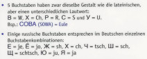 Russische Buchstaben und Buchstabenkombinationen aus PONS Schriften auf einen Blick Russisch