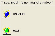 Multiple Choice Übung bei Win Vokabel Russisch 5.0