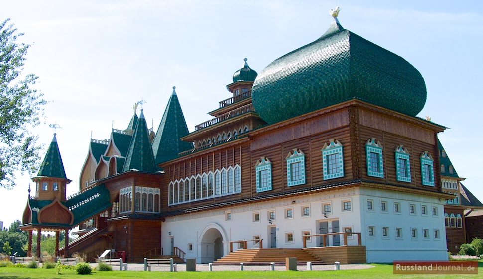 Holzpalast des Zaren Alexei Romanow in Kolomenskoje
