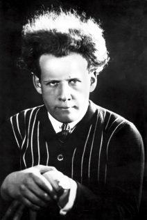 Sergej Eisenstein, schwarz-weißes Foto, 1910er Jahre