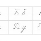 Russisches Alphabet Schreibschrift