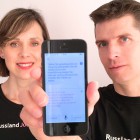 Google Übersetzer App für Russisch auf dem iPhone
