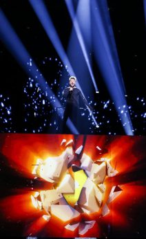 Sergey Lazarev singt, Show mit Spezialeffekten