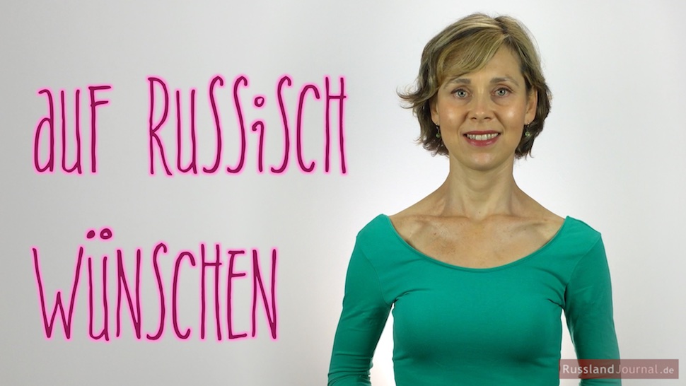 Auf Russisch wünschen Video