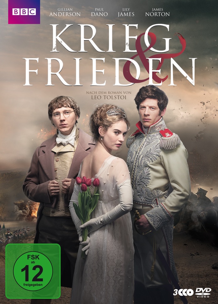 DVD-Cover zur BBC TV Miniserie: Krieg & Frieden