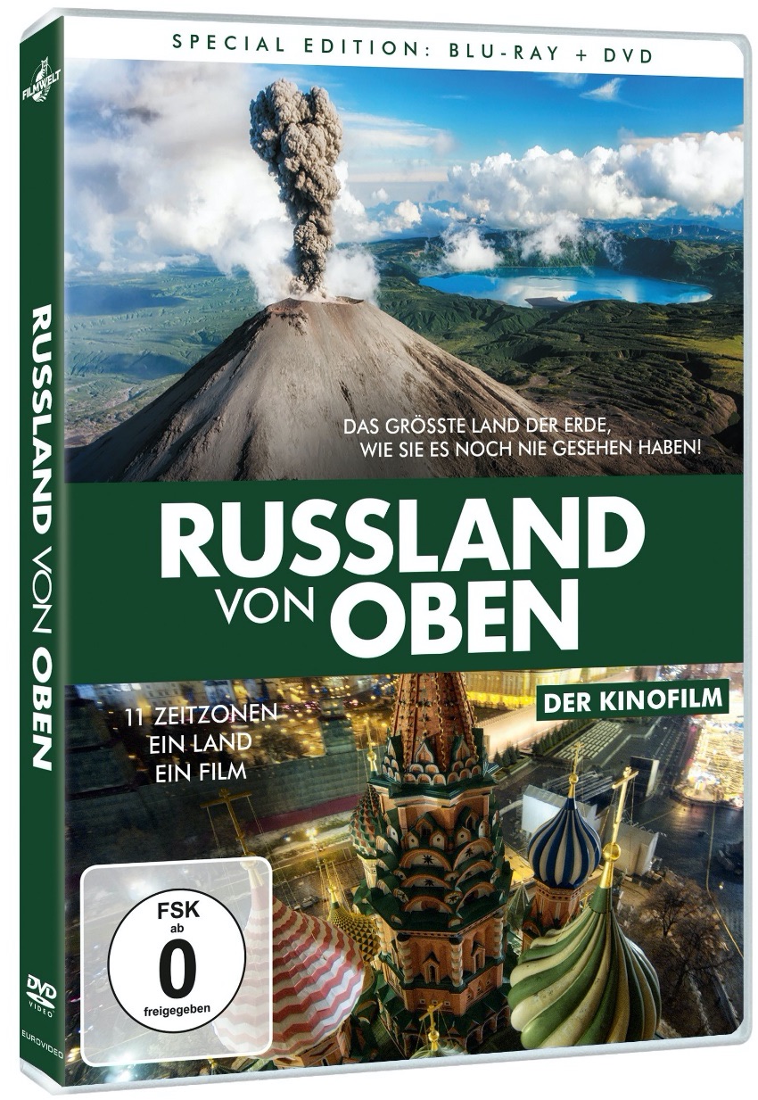Russland von oben DVD+Blu-Ray-Box