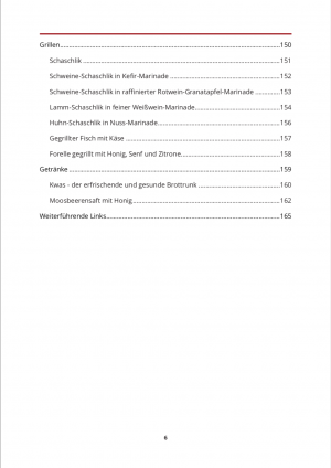 Russisch kochen mit RusslandJournal.de - Inhaltsverzeichnis 3