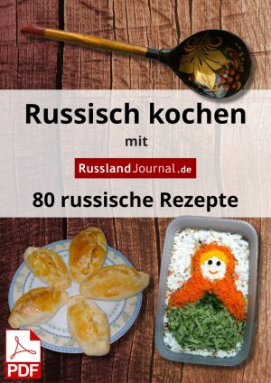 Russisch kochen mit RusslandJournal.de – Titelbild mit PDF-Icon