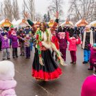 Volkstanz Maslenitsa auf WDNKh